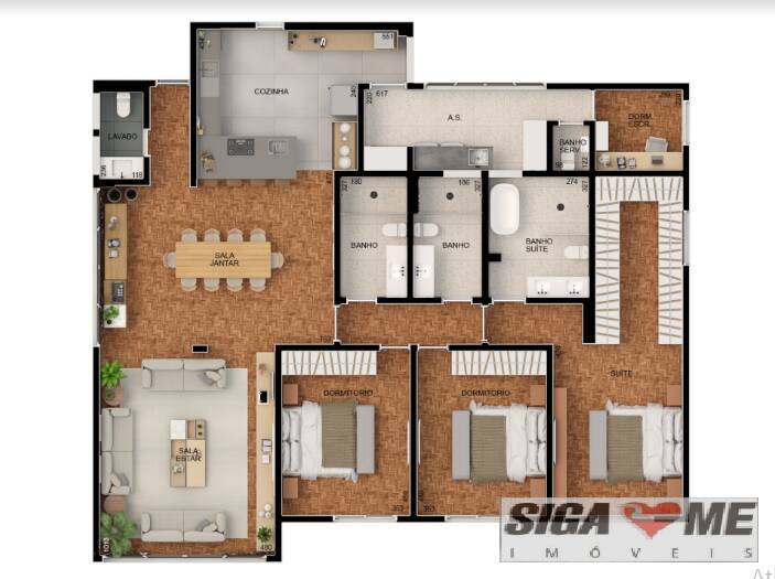 Apartamento à venda com 3 quartos, 220m² - Foto 13