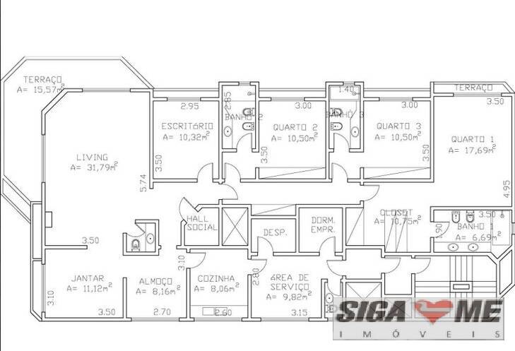 Apartamento à venda com 4 quartos, 220m² - Foto 31